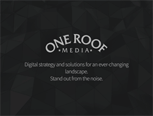 Tablet Screenshot of oneroofmedia.us